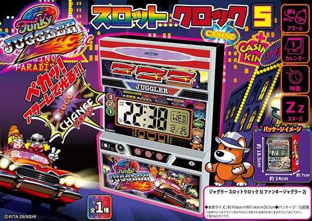 楽天市場】ジャグラースロットクロック5 ファンキージャグラー2 時計