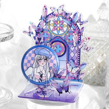 楽天市場】アクスタ ねんどろいど きゅんキャラ 缶バッジ 背景用