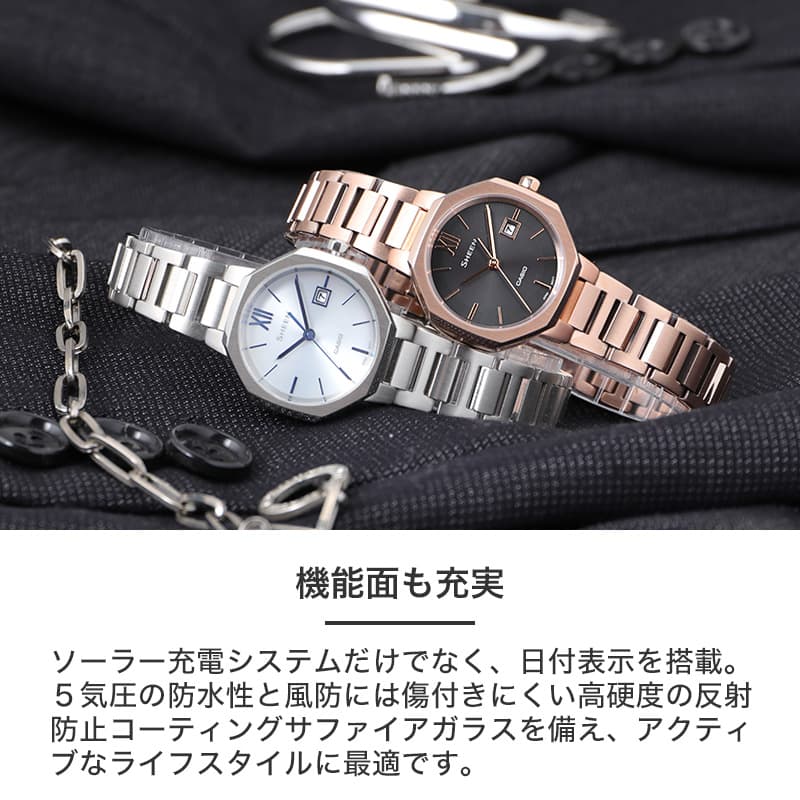 楽天市場】【電池交換不要】 カシオ 腕時計 CASIO 時計 シーン SHEEN