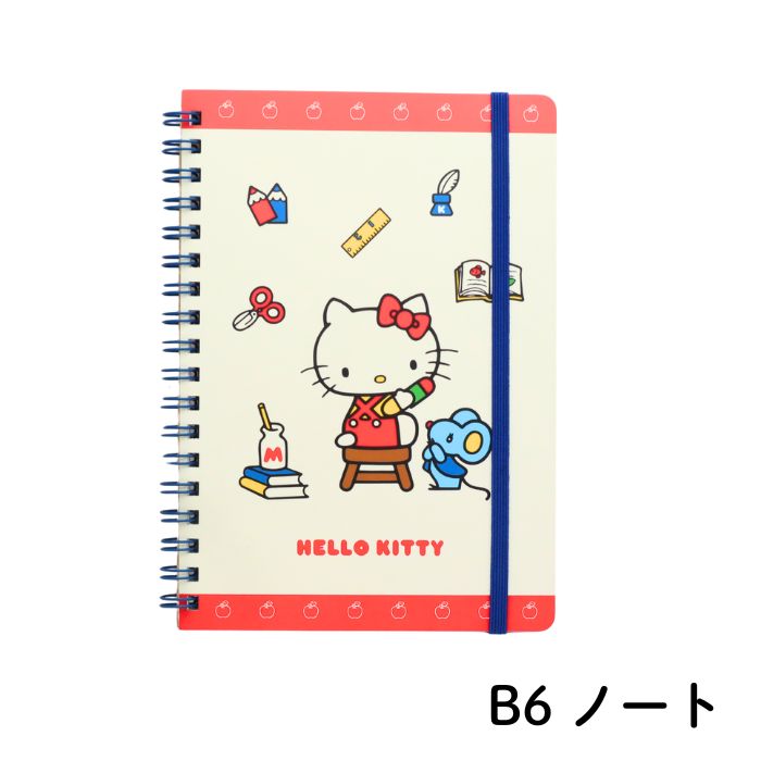 楽天市場】ハローキティ リングノート B6サイズ Hello Kitty レトロ