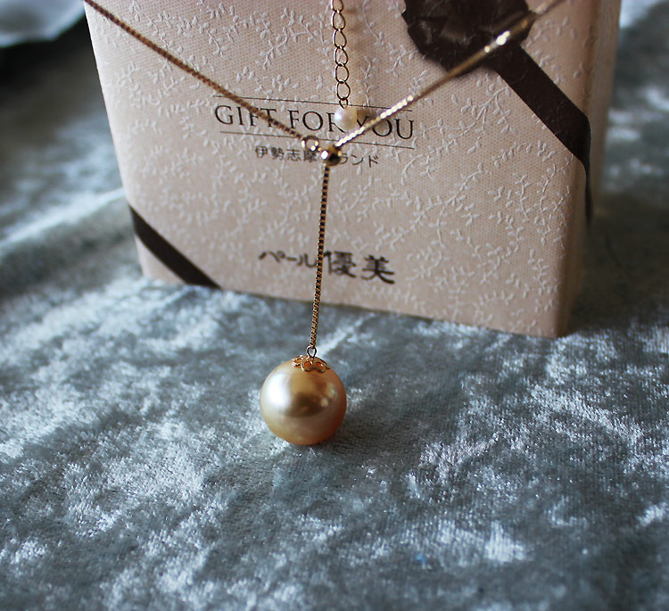 楽天市場】【南洋真珠 13mm】K18【イエローゴールド】/ PT850 プラチナ