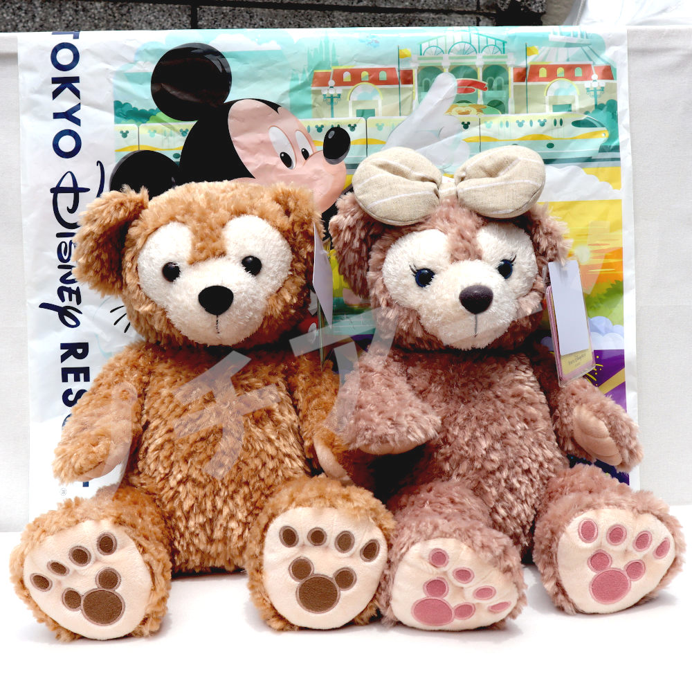 n*n様 ダッフィー＆シェリーメイ Sサイズ ぬいぐるみ ポーズも取れて