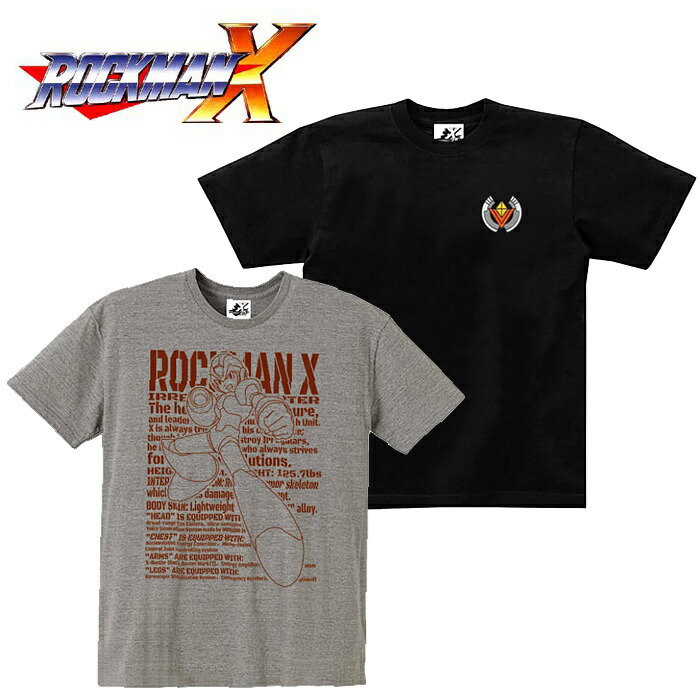 楽天市場】ロックマンX Tシャツ【RockmanX Tee】MEGAMAN 洛克人 メンズ
