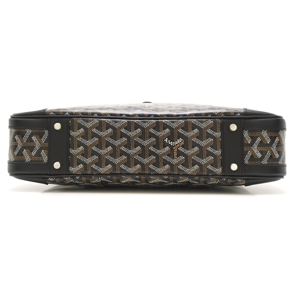 楽天市場】ゴヤール GOYARD アンバサードPM PVC×レザー 黒 ブラック