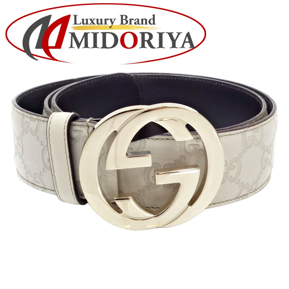 楽天市場】GUCCI グッチ ベルト 114876 グッチシマ インターロッキング