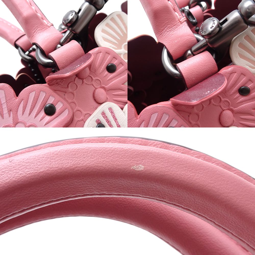 楽天市場】COACH コーチ ティーローズバスケットバッグ 67702 2Way