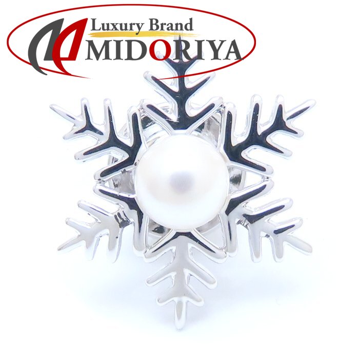 楽天市場】MIKIMOTO ミキモト ピン ブローチ 雪の結晶モチーフ パール