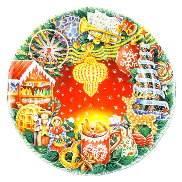 楽天市場】2024 ジアン クリスマスプレート ファンタジー(レッド