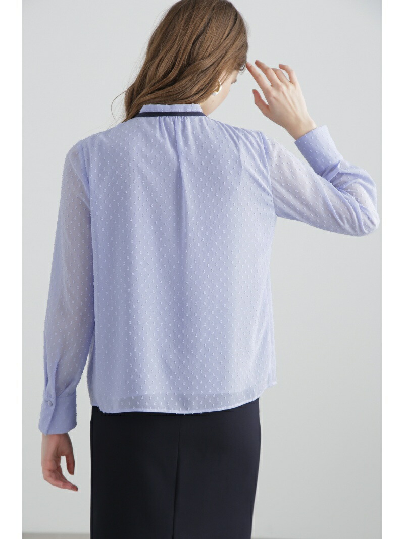 楽天市場】【SALE／50%OFF】◇カットジャカードリボンブラウス