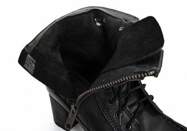 楽天市場】【中古】 ズッカzucca レザーサイドジップレースアップ