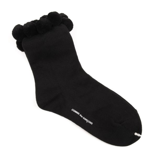 楽天市場】コムデギャルソンCOMME des GARCONS ボンボン装飾ソックス
