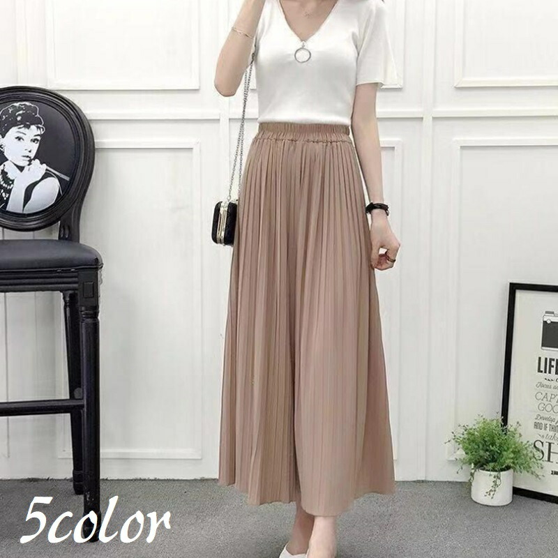 楽天市場】送料無料 ガウチョパンツ ワイドフレアパンツ スカーチョ