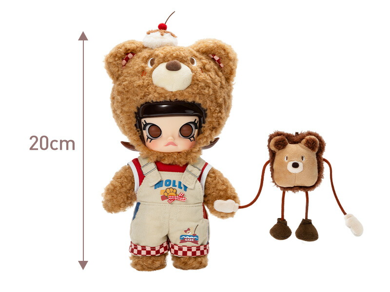 楽天市場】MOLLY Bear Bread 1/8 アクションフィギュア : POP MART