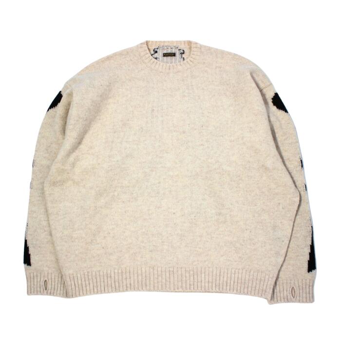 楽天市場】KAPITAL kapital 5G ウール BONEクルーセーター EK-1537KNA