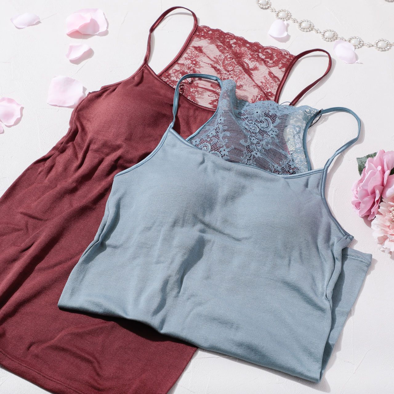 AROMATIQUE CASUCA ブラックキャミソール AROMATIQUE CASUCA ブラック