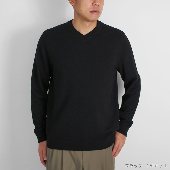 楽天市場】PRODIGAL カシミヤ 100％ メンズ セーター Vネック 日本製