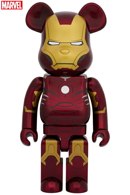楽天市場】BE@RBRICK IRON MAN MARK III 1000％ : MEDICOM TOY TOKYO