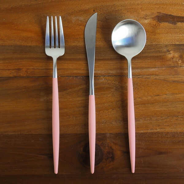 新品】クチポール ゴア ピンク シルバー デザート 6本セット ※箱無し