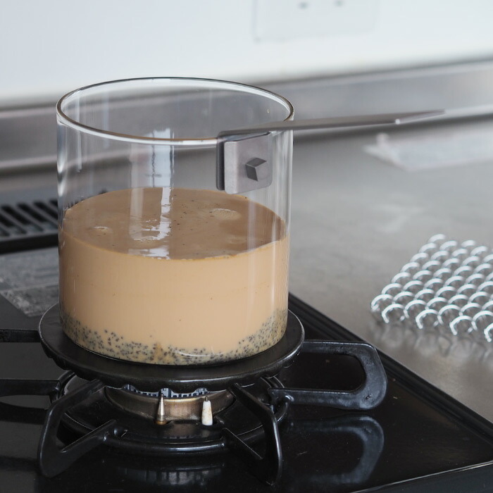 楽天市場】THE KETTLE ガラスの片手ポット（ミルクパン