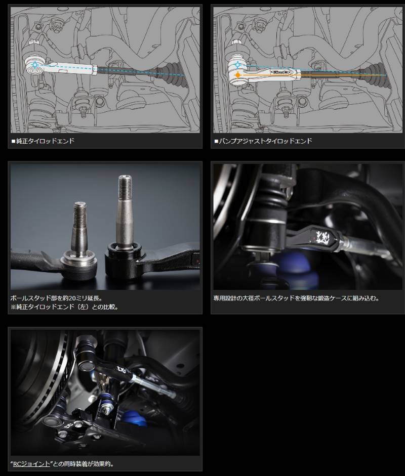 楽天市場】Genb 玄武バンプアジャストタイロッドエンド B/E