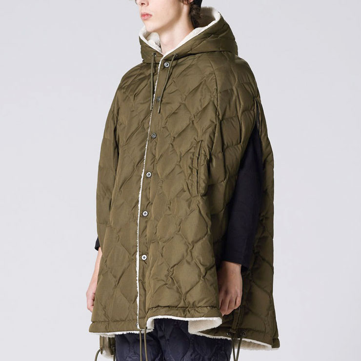 楽天市場】TAION タイオン ミリタリー ダウンケープ TAION-CPML-1