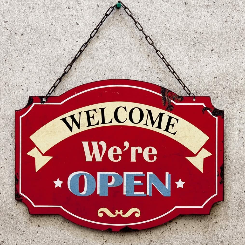 楽天市場】オープン クローズ OPEN CLOSED アンティーク調 レトロ 看板