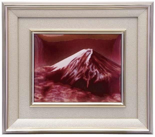 楽天市場】伝統工芸 七宝焼 額 Picture 赤富士2号 113-11 : 七to八