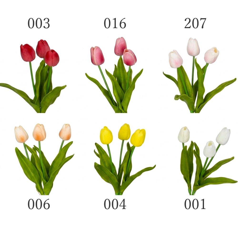 楽天市場】造花 とりよせ品 ミニチューリップバンドル(1束3本) ピンク