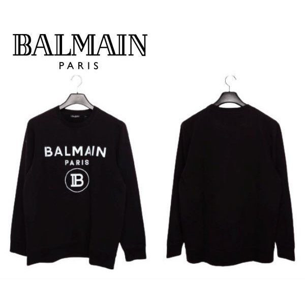 楽天市場】BALMAIN バルマン メンズ スウェット トレーナー 8575 長袖