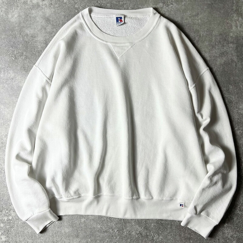 楽天市場】90s RUSSELL 無地 前V スウェット トレーナー XXL / 90年代