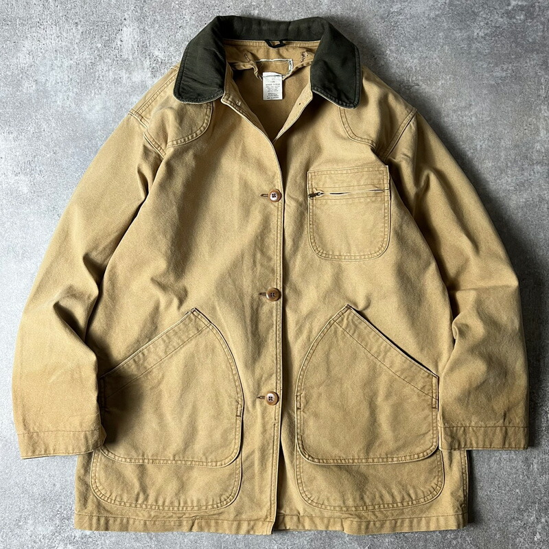 楽天市場】90s LLBean コットン ハンティング ジャケット L / 90年代