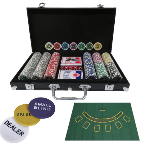 楽天市場】センター商事 カジノチップ300枚&BJマットセット ブラック