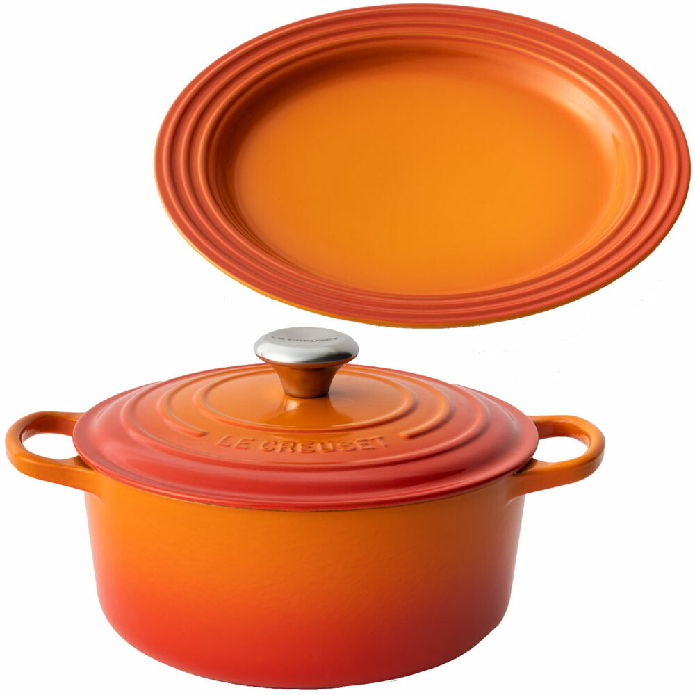 楽天市場】ルクルーゼ鍋皿セットルクルーゼ 両手鍋 20cm 両手鍋 24cm