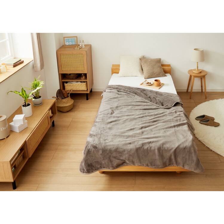 楽天市場】フランネル 掛け敷き電気毛布 188×130cm 節電 洗える 電気