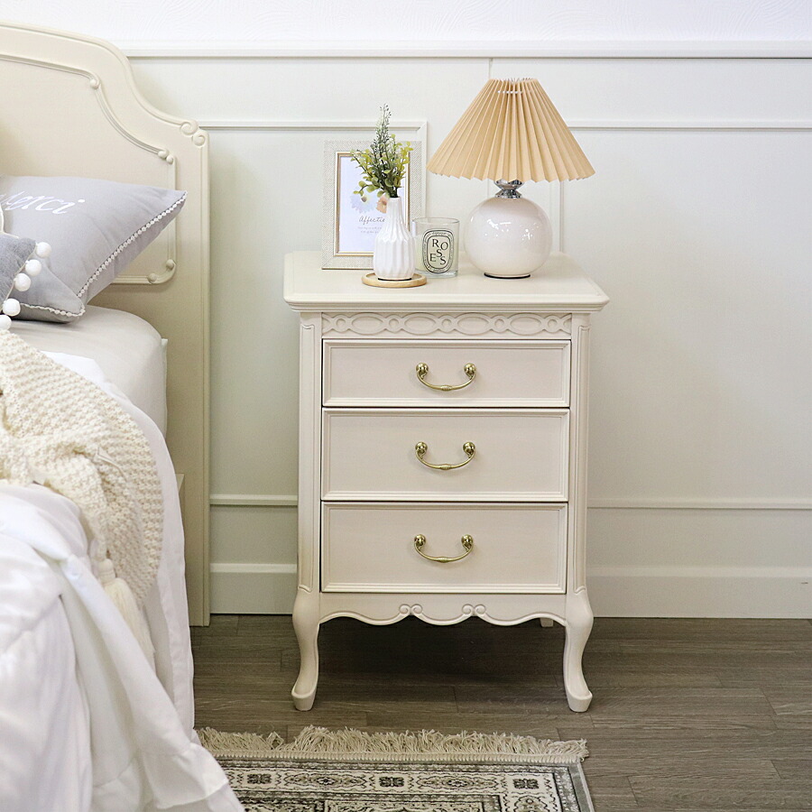 楽天市場】フルール サイドチェストナイトチェスト ナイトテーブル