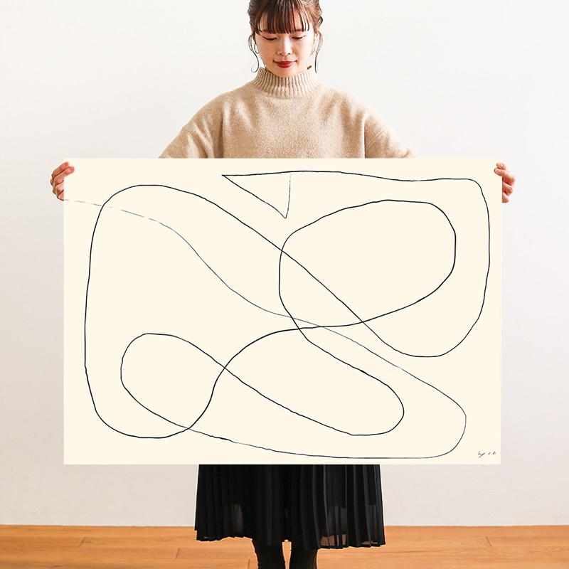 楽天市場】アートポスター Figure 02 70×100 B1サイズ アート ポスター