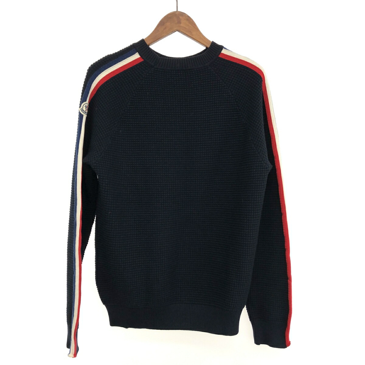 楽天市場】MONCLER モンクレール ワッフル ニット サイズ:M ネイビー