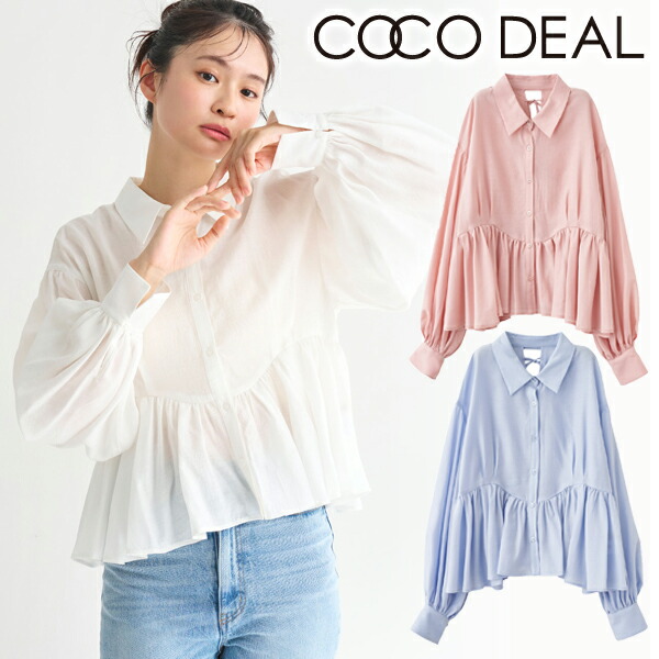 楽天市場】リボン ブラウス（ブランドココディール）（レディース