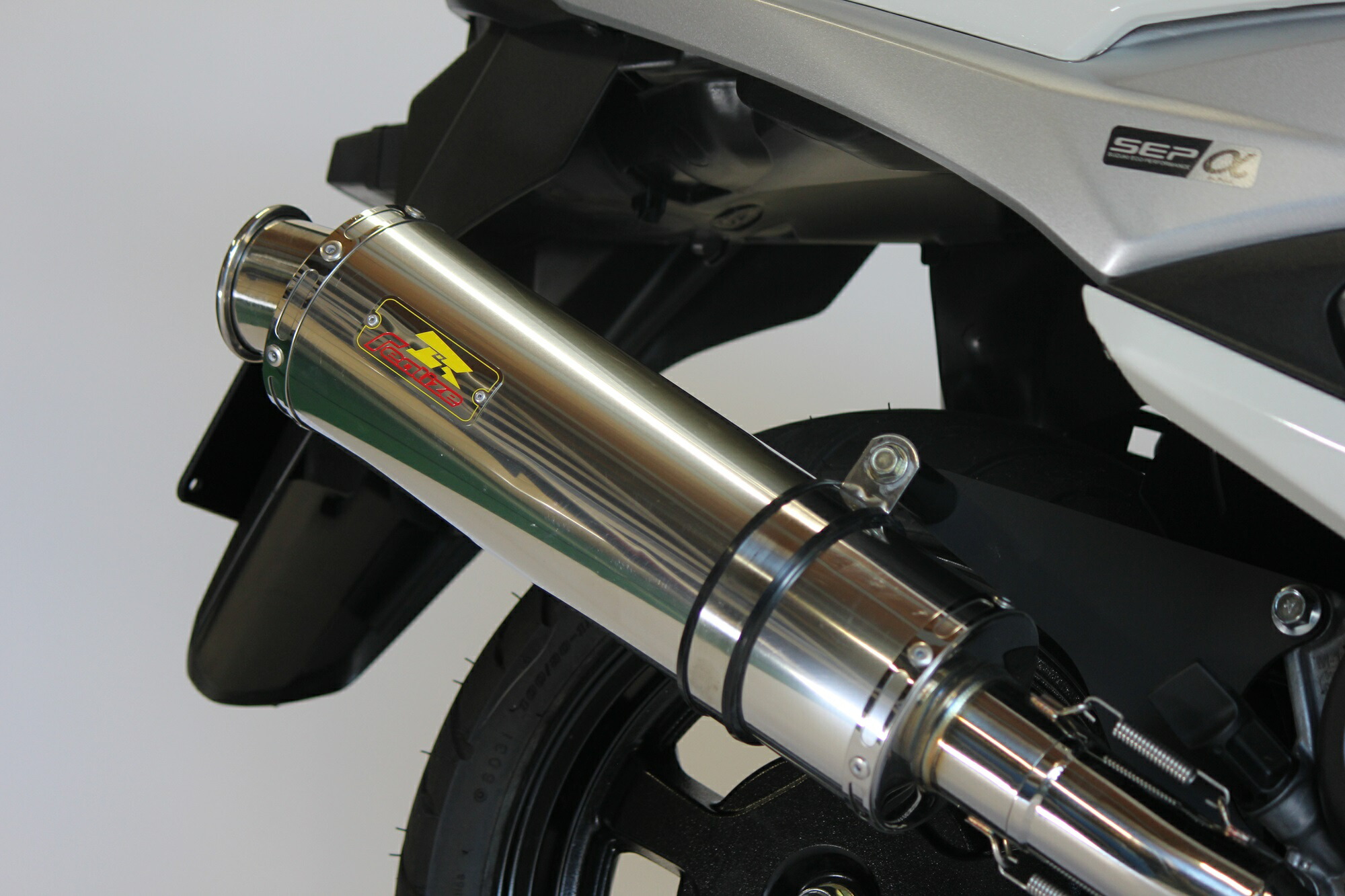 楽天市場】Realize バーグマンストリート125EX バイクマフラー 8BJ