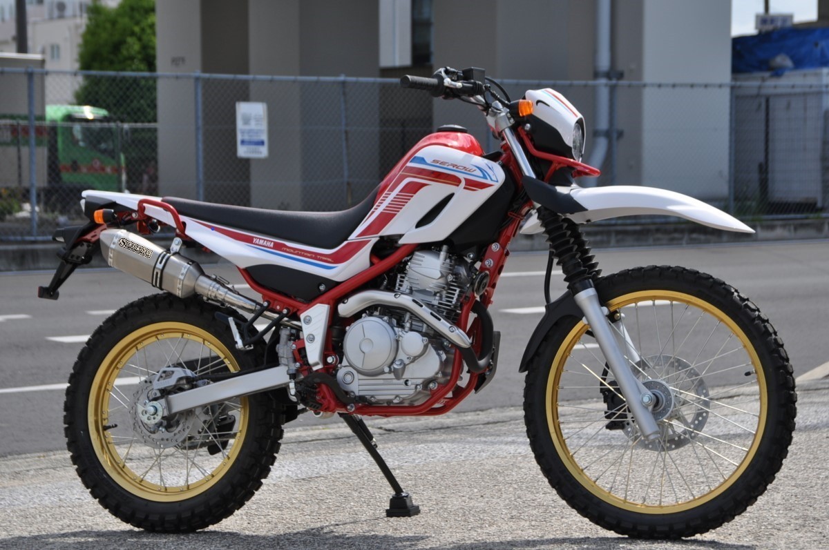 楽天市場】セロー250 トリッカー バイクマフラー XT250X ソリッド