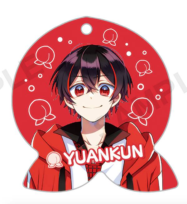 楽天市場】【ゆあんくん】 カラフルピーチ ジュエルアクリルストラップ