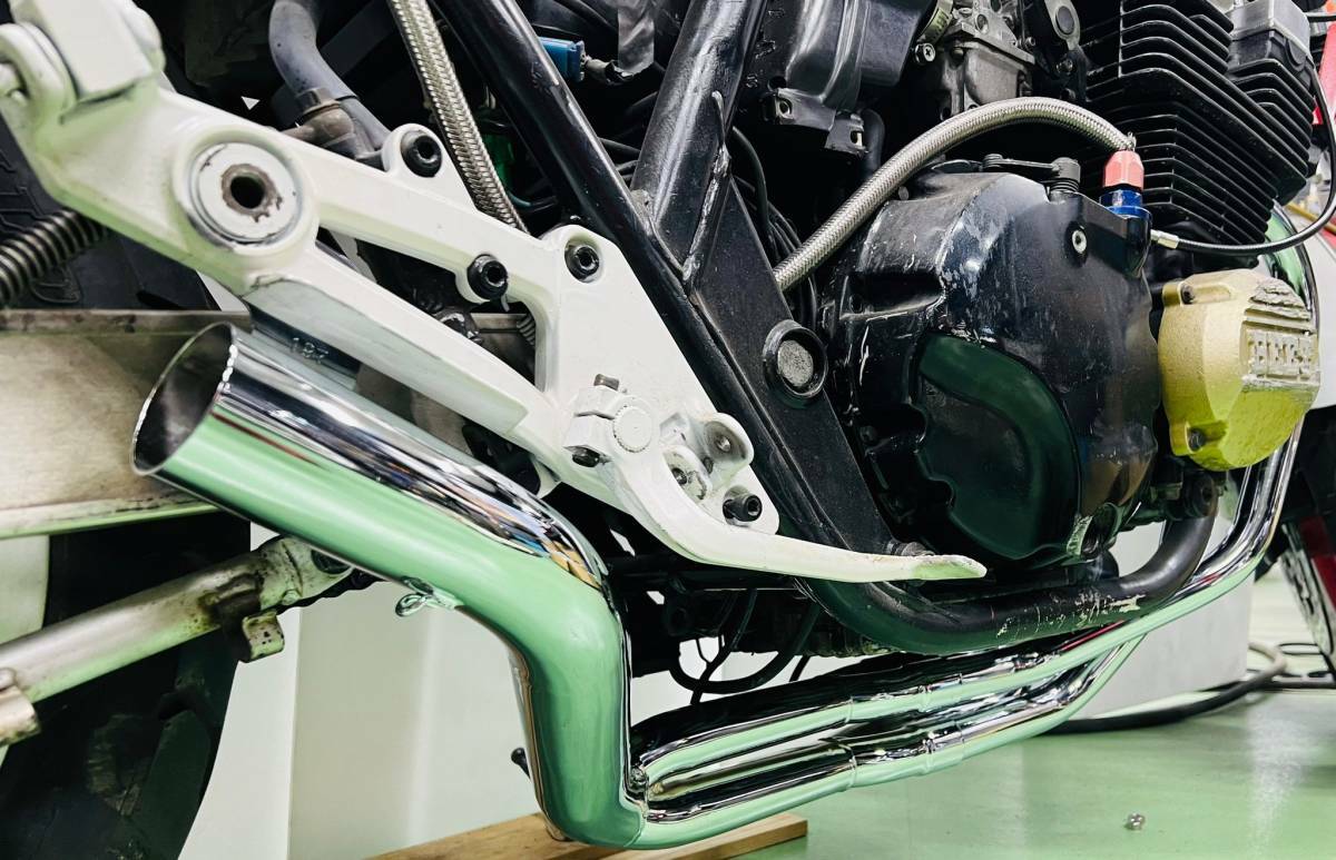 楽天市場】REDSTAGE XJR400 猪武者ブレット管 第二章 鉄素地 メッキ