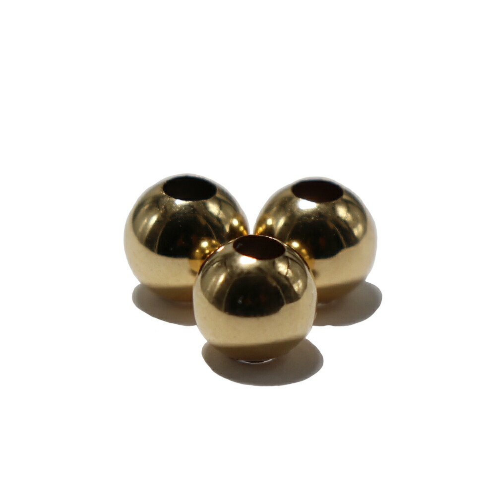 楽天市場】TADY&KING［ORDER ITEM］K18中空ビーズ 6mm 1個売り