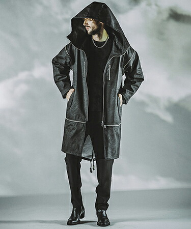 楽天市場】【NO ID.(ノーアイディー)】ﾏﾙﾁｳｪｲBIGﾌｰﾄﾞﾓｯｽﾞｺｰﾄ(454006