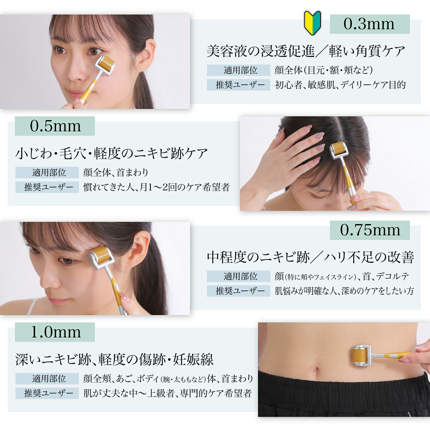 楽天市場】【医療機器】ダーママイクロニードルローラー Yeamon Derma