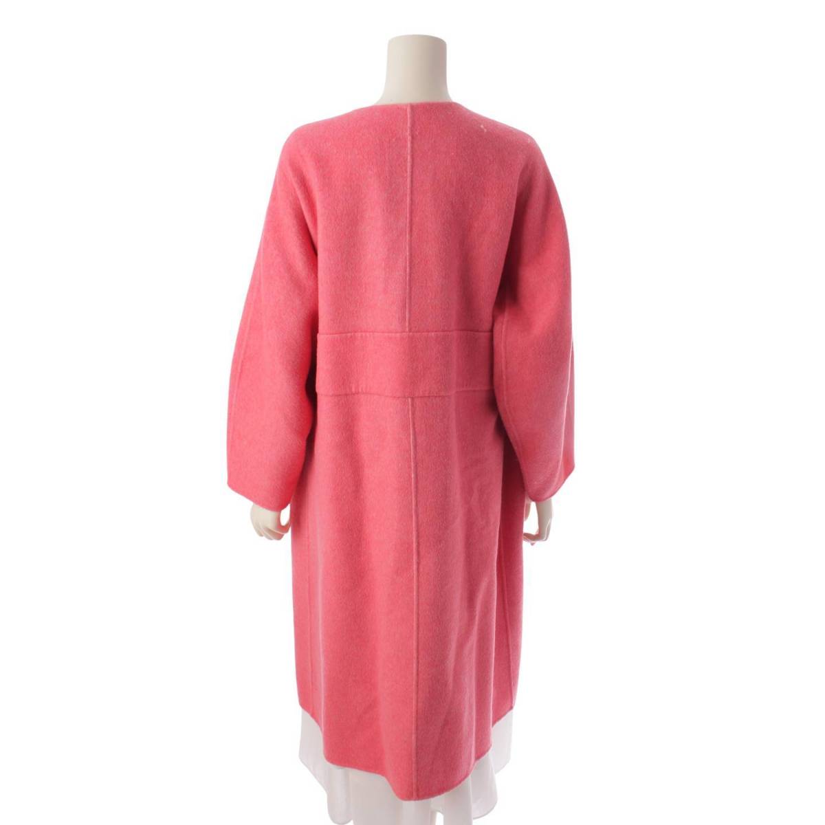 楽天市場】【ドゥロワー】DRAWER ウール ノーカラー ベルト コート