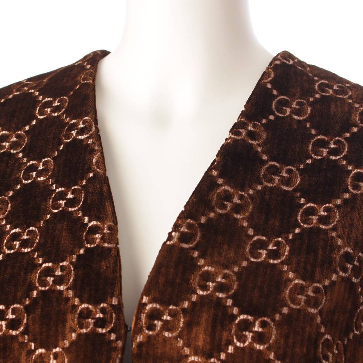 楽天市場】【グッチ】Gucci GG ベルベット ポンチョ ケープ コート