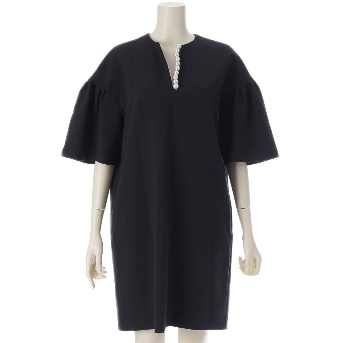 楽天市場】【ヨーコチャン】YOKO CHAN パール 袖フリル ワンピース