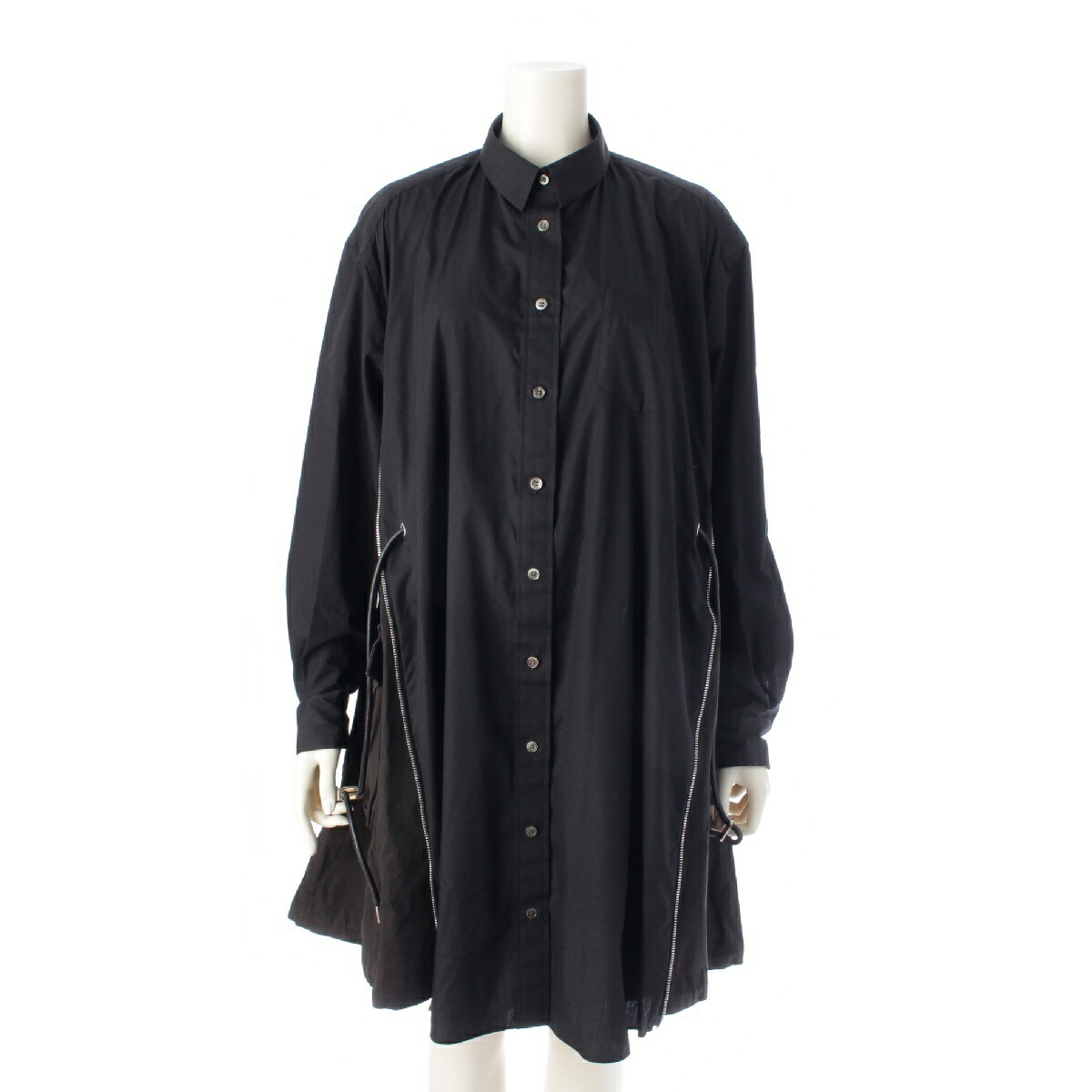 楽天市場】サカイ Sacai 19SS Contrast Panel Dress サイドファスナー