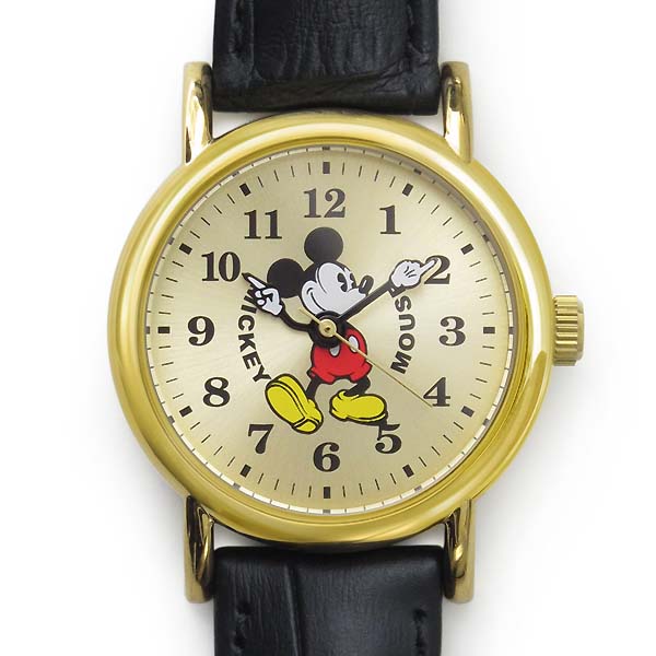 楽天市場】【Disney】ミッキー & ミニー マウス ラウンド ウォッチ 革